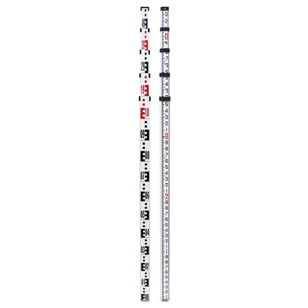 Sitepro 805-MT 5M/16Ft Aluminum Leveling Rod (CR) - Metric, 10ths 11-805-MT